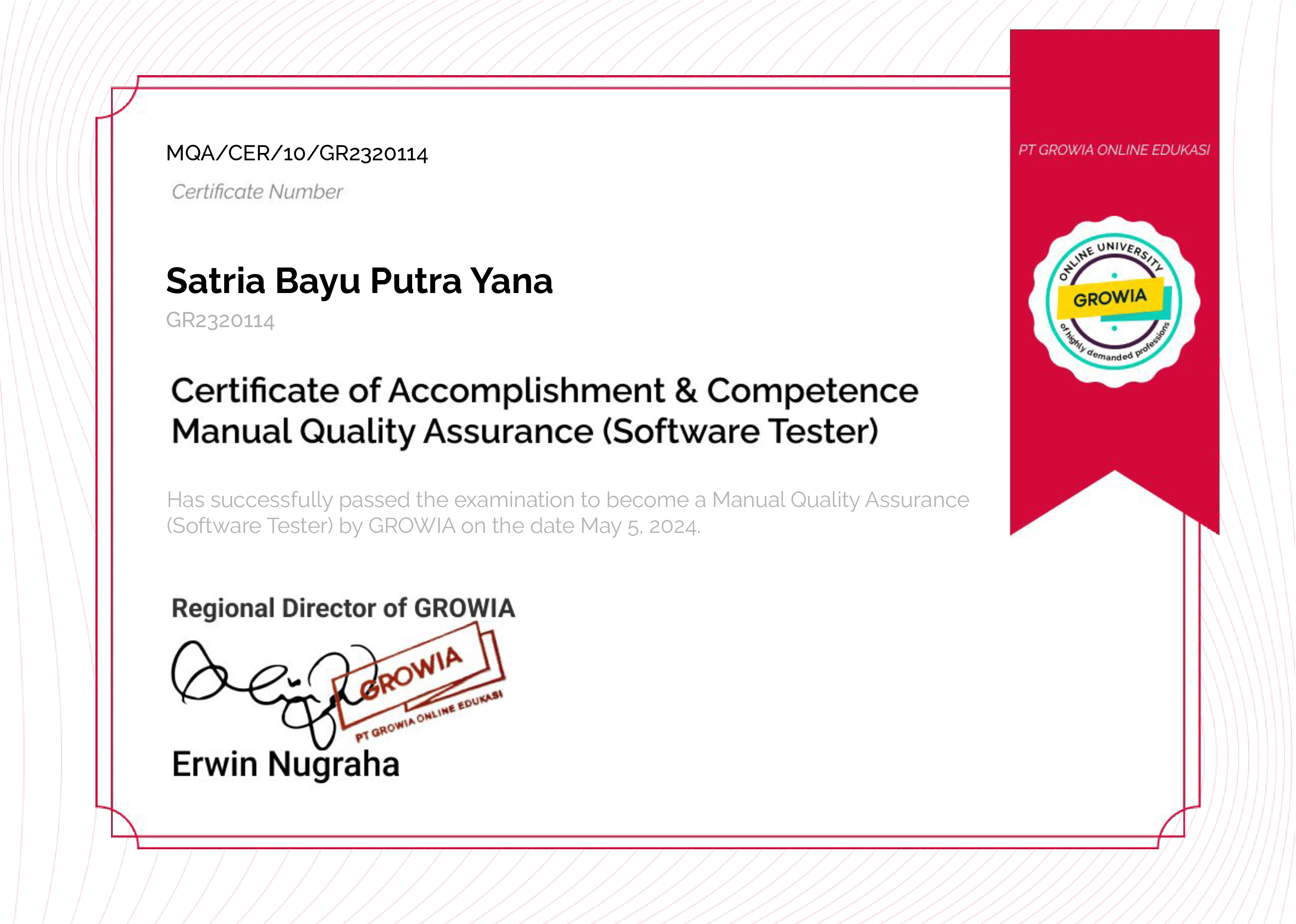 Manual Quality Assurance preview